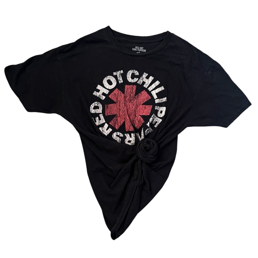 Red Hot Chili Peppers Cotton Black Short Sleeve Band T Shirt